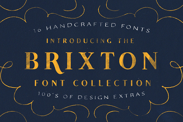 The Brixton Collection (16 Fonts)