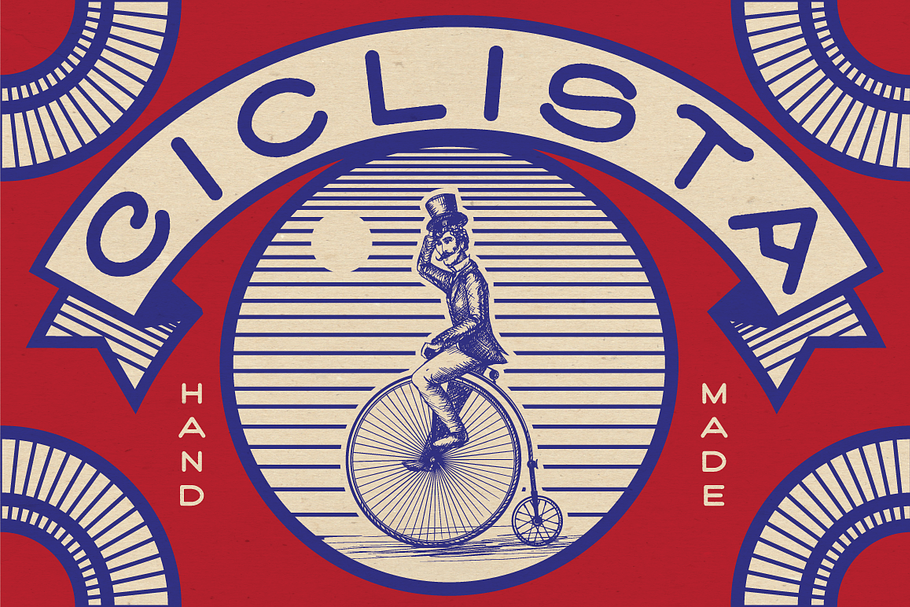 Ciclista in Sans-Serif Fonts - product preview 8
