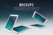 Responsive Tablet Display Mockups
