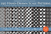 190 Handdrawn Scale Patterns