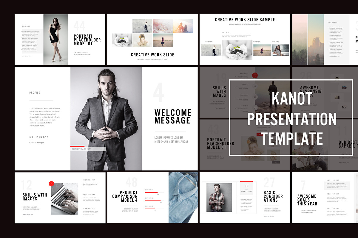 Kanot PowerPoint Template in PowerPoint Templates - product preview 8