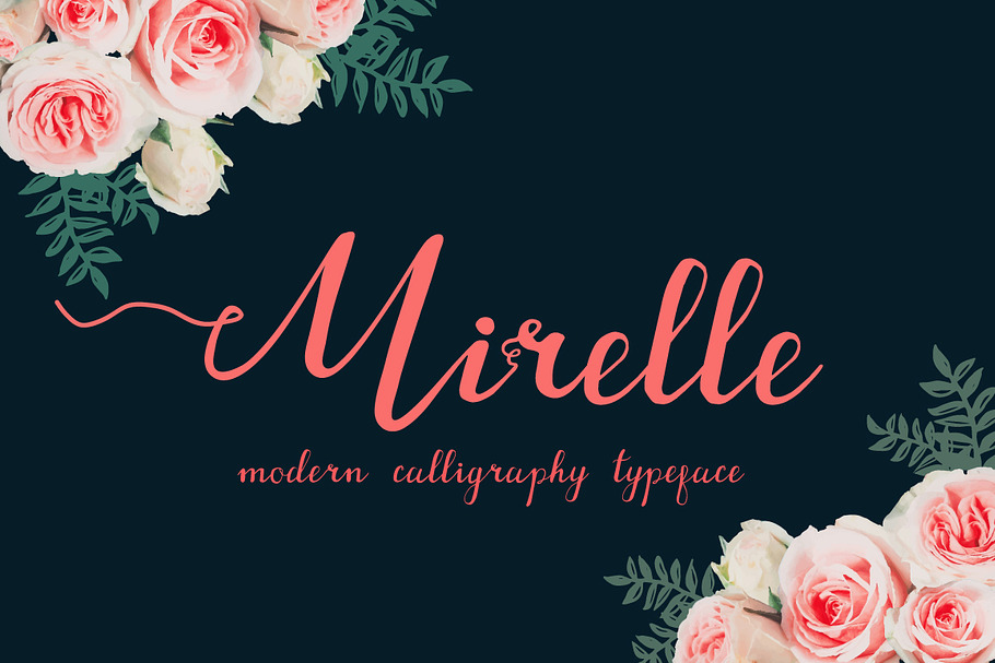 55% OFF Mirelle script + Bonus  in Script Fonts - product preview 8