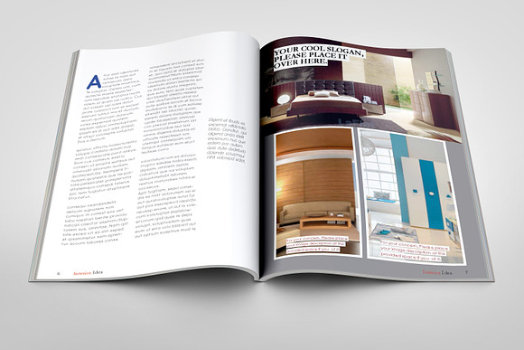 A5 Simple Magazine in Magazine Templates - product preview 3