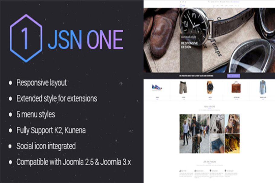 JSN One-Fashion Ecommerce Template