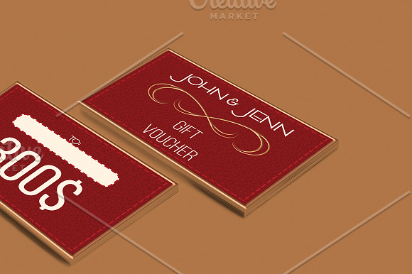 Stylish Gift Voucher in Card Templates - product preview 2