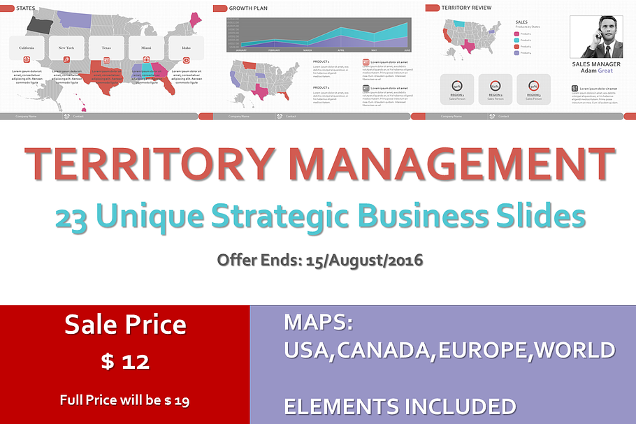 Territory Management PowerPoint in PowerPoint Templates - product preview 8