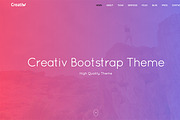 Creativ Bootstrap Landing page Theme