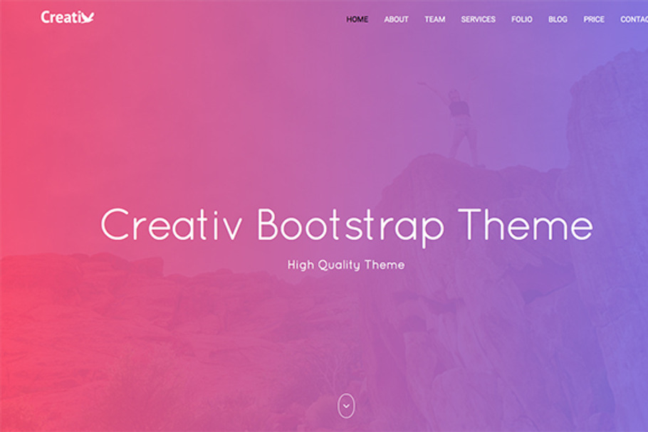 Creativ Bootstrap Landing page Theme