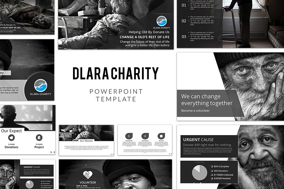 Dlara Charity in PowerPoint Templates - product preview 8