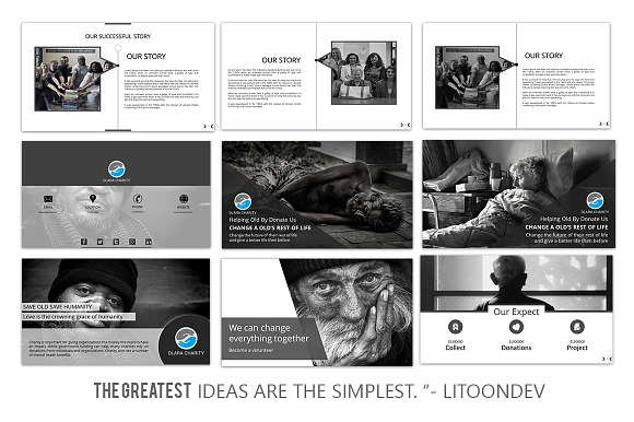 Dlara Charity in PowerPoint Templates - product preview 3