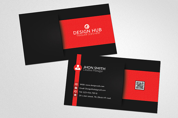 Stylish Business Card Template in Card Templates - product preview 2
