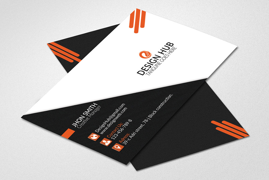 Stylish Business Card Template in Card Templates - product preview 8