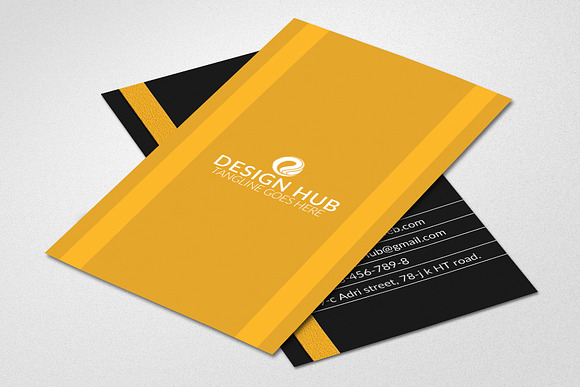 Vertical Business Card Template in Card Templates - product preview 1