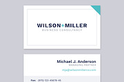 Business Card Template - TYPO
