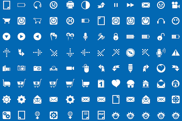 1,500 Vector Glyph Icons in Glyph Icons - product preview 1