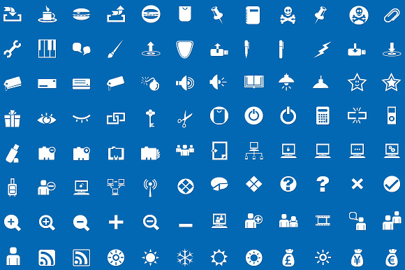 1,500 Vector Glyph Icons in Glyph Icons - product preview 3