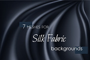 Vector silk fabric texture meshes