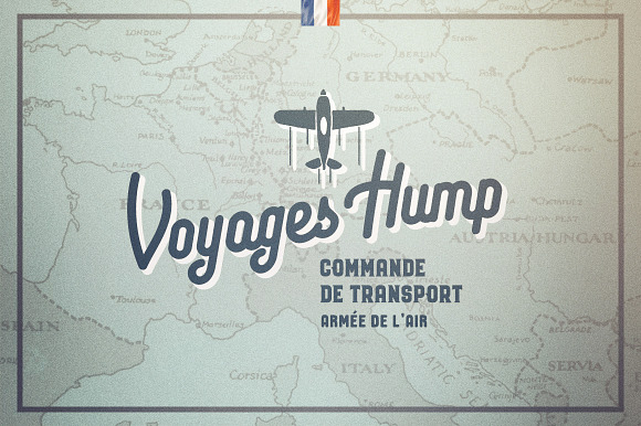 The Aviator Font Collection in Military Fonts - product preview 5