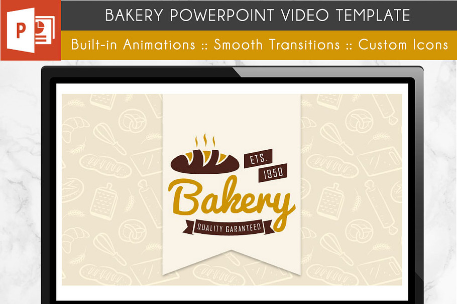 Bakery Power Point Template in PowerPoint Templates - product preview 8