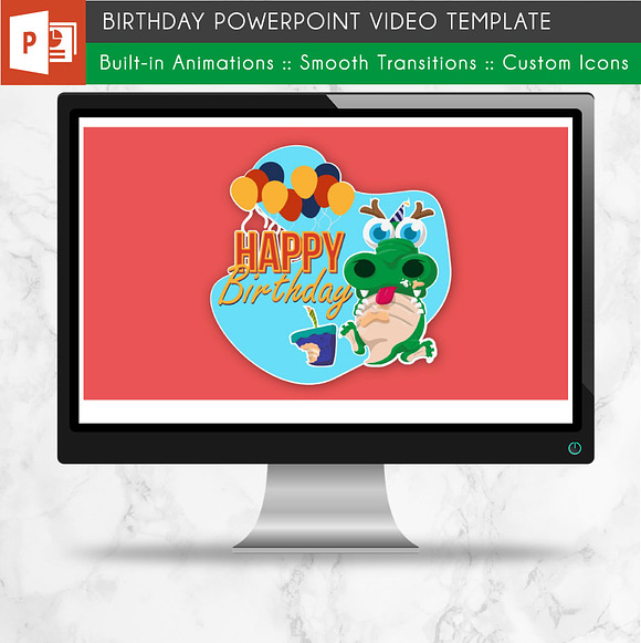 Birthday Party Planner Power Point in PowerPoint Templates - product preview 2