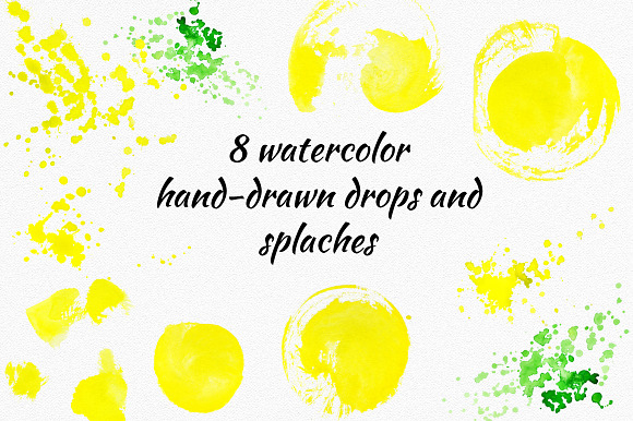 Watercolor Brazil set Brazilian flag in Illustrations - product preview 1