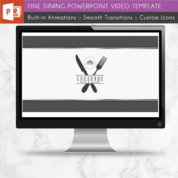 Restaurant Power Point Video in PowerPoint Templates - product preview 3