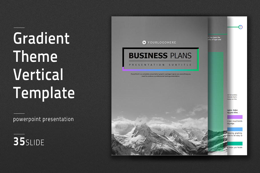 Gradient Theme PowerPoint Strategy in PowerPoint Templates - product preview 8