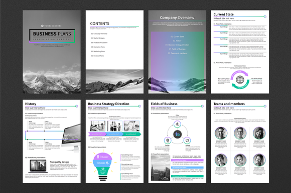 Gradient Theme PowerPoint Strategy in PowerPoint Templates - product preview 1
