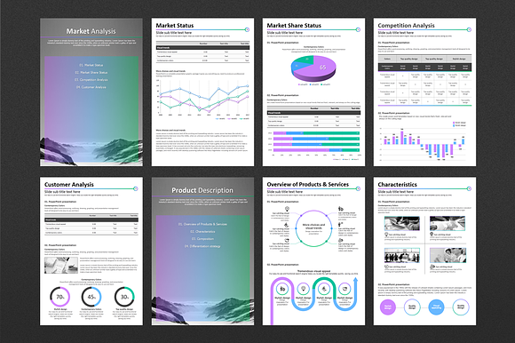 Gradient Theme PowerPoint Strategy in PowerPoint Templates - product preview 2