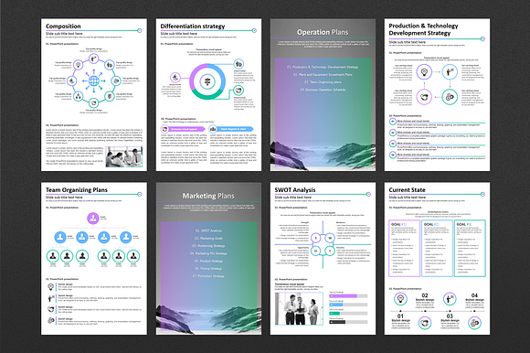 Gradient Theme PowerPoint Strategy in PowerPoint Templates - product preview 3