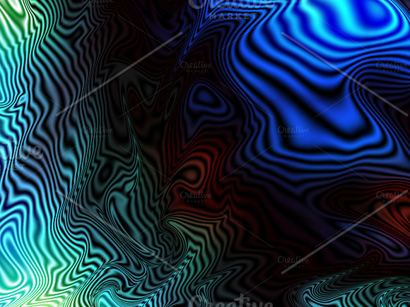 Fractal waves backgrounds in Textures - product preview 2