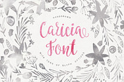 Caricia - handdrawn font