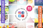 50 Social Media Box Templates