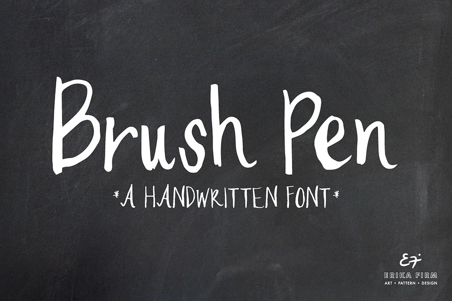 Brush Pen Handwritten Font