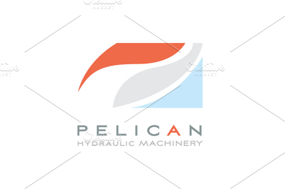 Pelican Hydraulic Machinery in Logo Templates - product preview 8