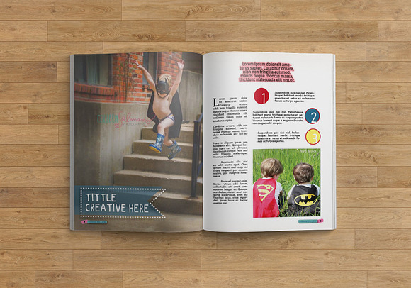 Bohemian Kids in Magazine Templates - product preview 1