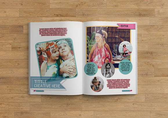 Bohemian Kids in Magazine Templates - product preview 5