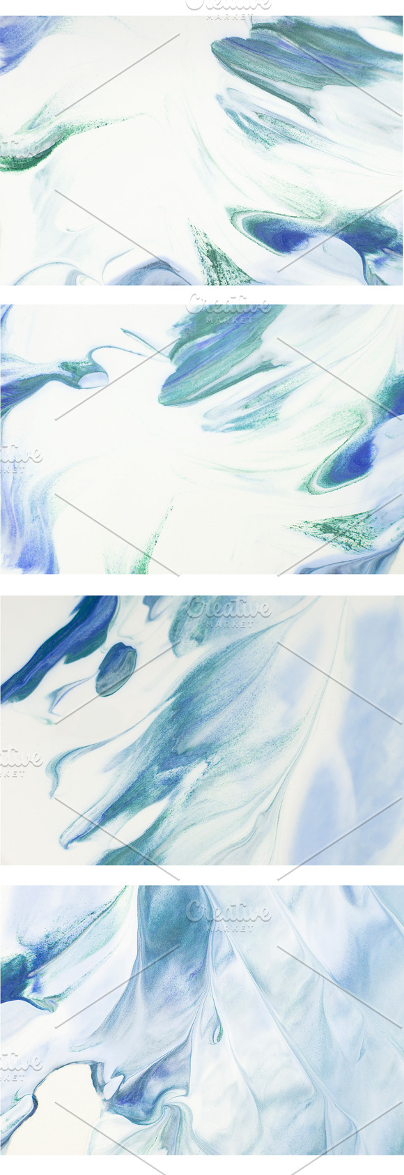 Sea Painted Backgrounds in Textures - product preview 4