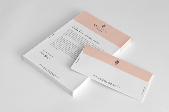 Stylish stationery set in Stationery Templates - product preview 4