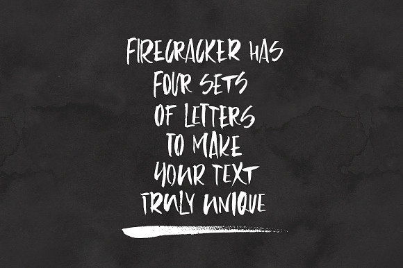 Firecracker - uppercase font in Display Fonts - product preview 9