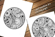Steampunk Clipart + Coloring Pages!