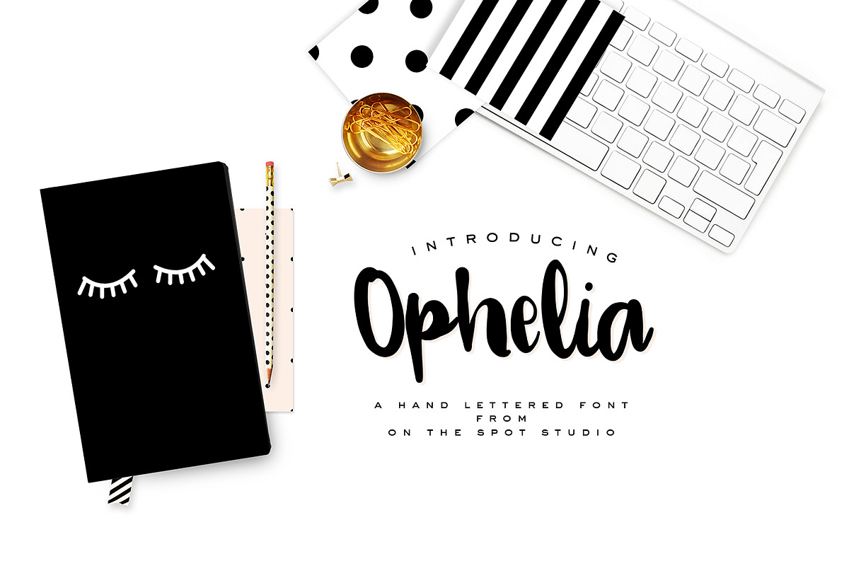 Ophelia in Script Fonts - product preview 8