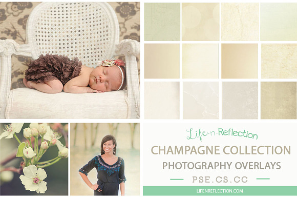 Champagne Overlay Collection Bundle in Textures - product preview 1
