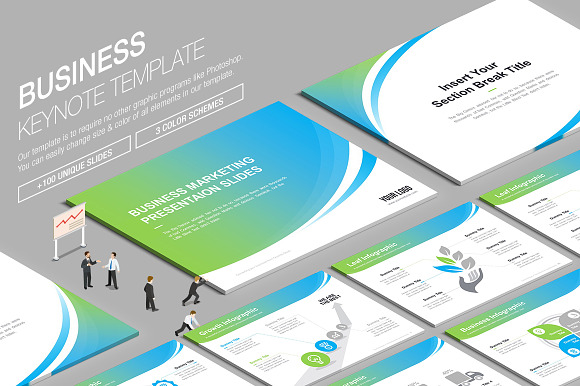 Business Keynote Template vol.1 in Keynote Templates - product preview 1