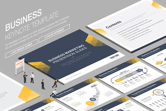 Business Keynote Template vol.7 in Keynote Templates - product preview 2