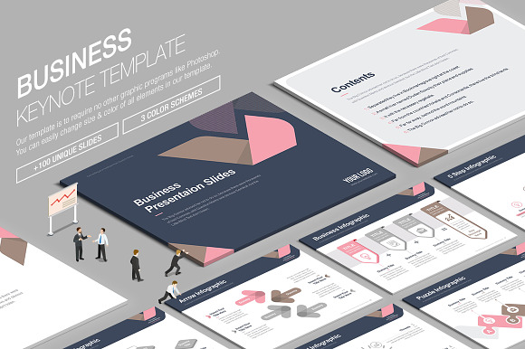 Business Keynote Template vol.5 in Keynote Templates - product preview 2