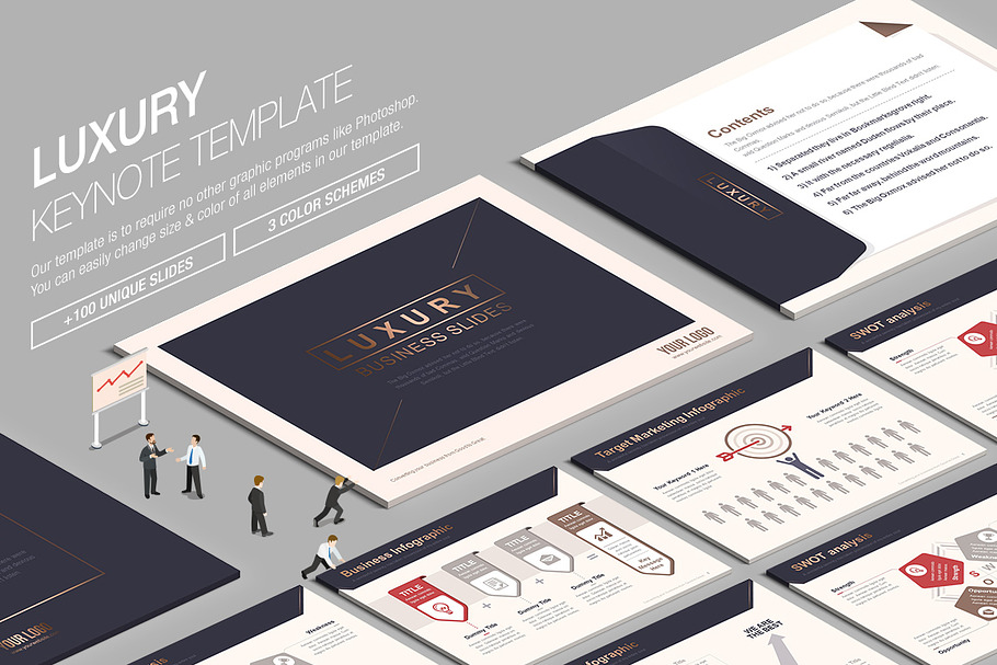 Luxury Keynote Template vol.2 in Keynote Templates - product preview 8