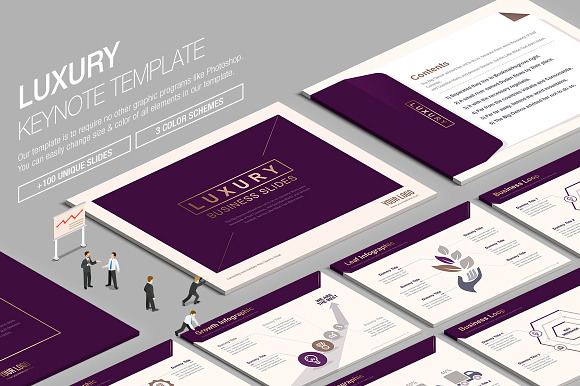 Luxury Keynote Template vol.2 in Keynote Templates - product preview 1