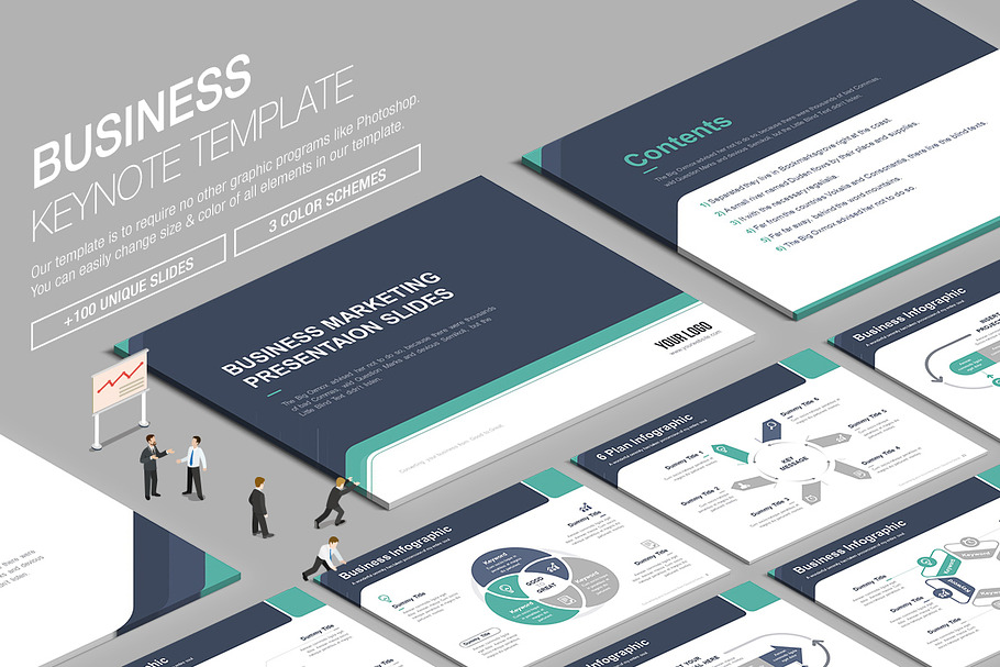 Business Keynote Template vol.3 in Keynote Templates - product preview 8