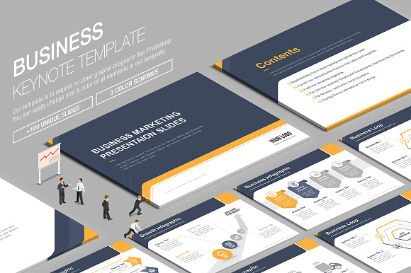 Business Keynote Template vol.3 in Keynote Templates - product preview 1